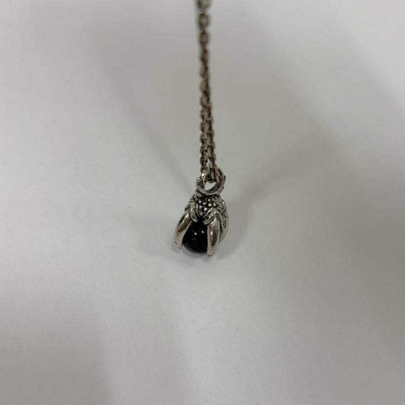 シルバー （９２５） シルバー （９２５） アクセサリー ネックレス、ペンダント オニキス ストーン シルバー ネックレス - 銀 / シルバー / silver color X 黒 / ブラック / black メンズ USED 古着 中古 50157093