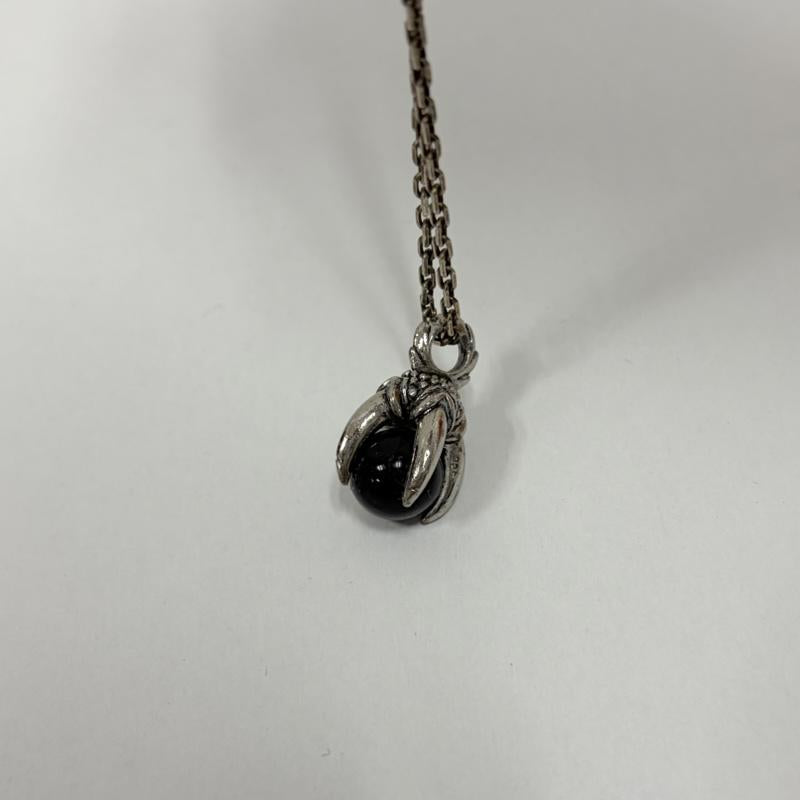 シルバー （９２５） シルバー （９２５） アクセサリー ネックレス、ペンダント オニキス ストーン シルバー ネックレス - 銀 / シルバー / silver color X 黒 / ブラック / black メンズ USED 古着 中古 50157093
