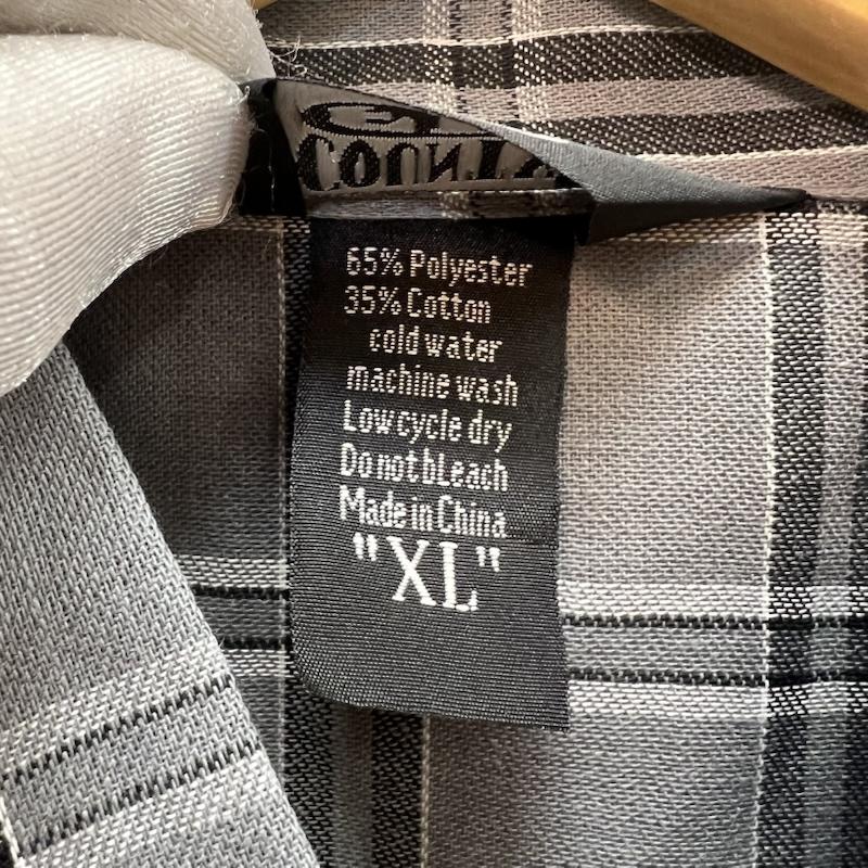 古着 USED シャツ、ブラウス 長袖 FB COUNTY チェックシャツ チカーノ ギャング ウェッサイ XL 灰 / グレー / gray メンズ USED 古着 中古 50157096