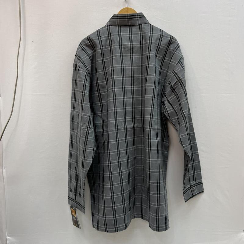 古着 USED シャツ、ブラウス 長袖 FB COUNTY チェックシャツ チカーノ ギャング ウェッサイ XL 灰 / グレー / gray メンズ USED 古着 中古 50157096