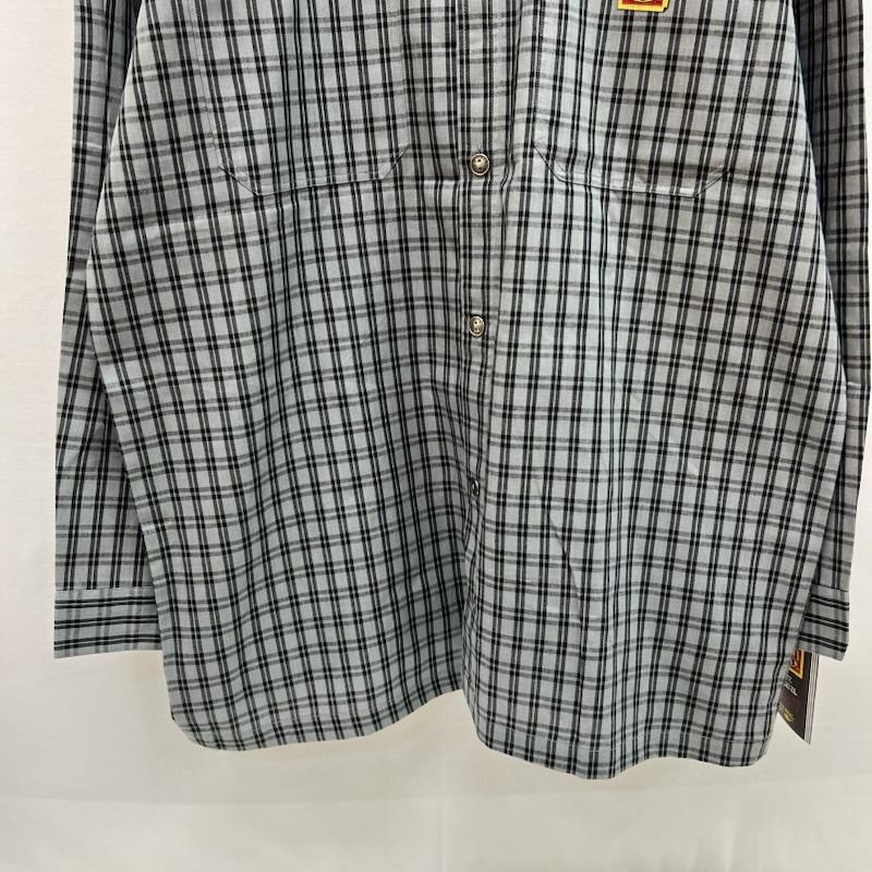 古着 USED シャツ、ブラウス 長袖 FB COUNTY チェックシャツ チカーノ ギャング ウェッサイ XXL 灰 / グレー / gray メンズ USED 古着 中古 50157098