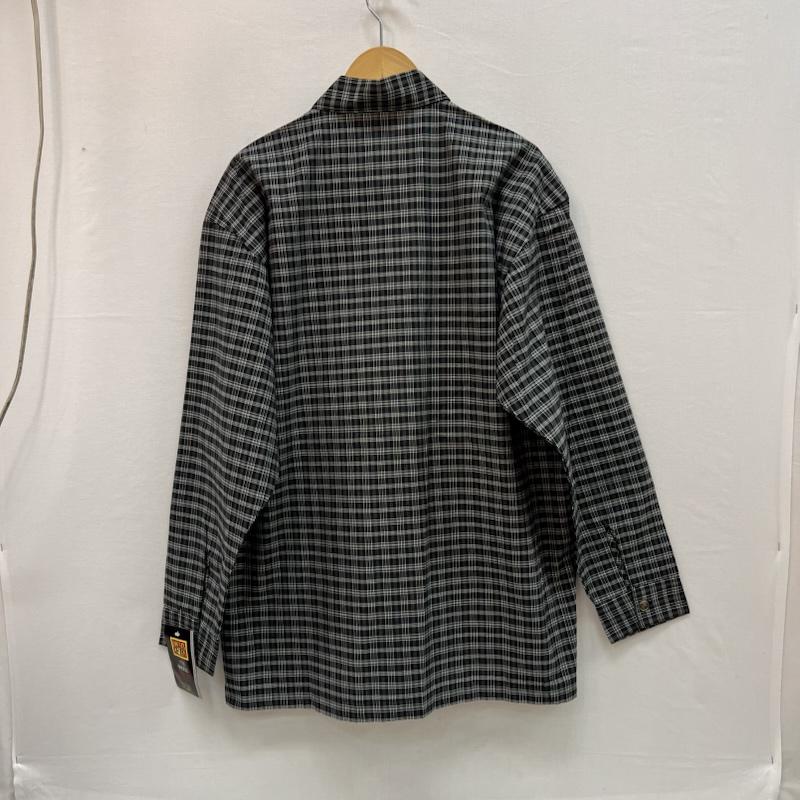 古着 USED シャツ、ブラウス 長袖 FB COUNTY チェックシャツ チカーノ ギャング ウェッサイ XXL 黒 / ブラック / black X 灰 / グレー / gray メンズ USED 古着 中古 50157099