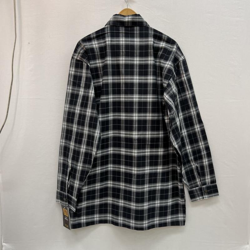 古着 USED シャツ、ブラウス 長袖 FB COUNTY チェックシャツ チカーノ ギャング ウェッサイ L 紺 / ネイビー / navy X 灰 / グレー / gray メンズ USED 古着 中古 50157102