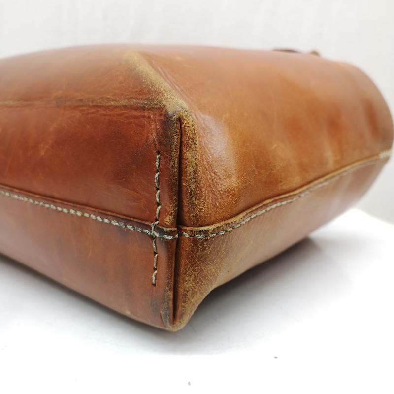 ゲンテン genten トートバッグ トートバッグ レザー ハンド バッグ トート - 茶 / ブラウン / brown レディース USED 古着 中古 50157109