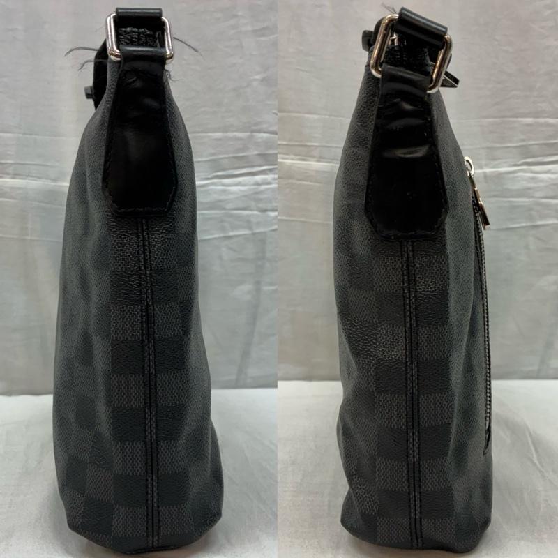 ルイヴィトン LOUIS VUITTON ショルダーバッグ ショルダーバッグ N41211 ダミエ グラフィット ミック PM 斜め掛け クロスボディ ショルダーバッグ - 総柄 X ロゴ、文字 メンズ USED 古着 中古 50157118