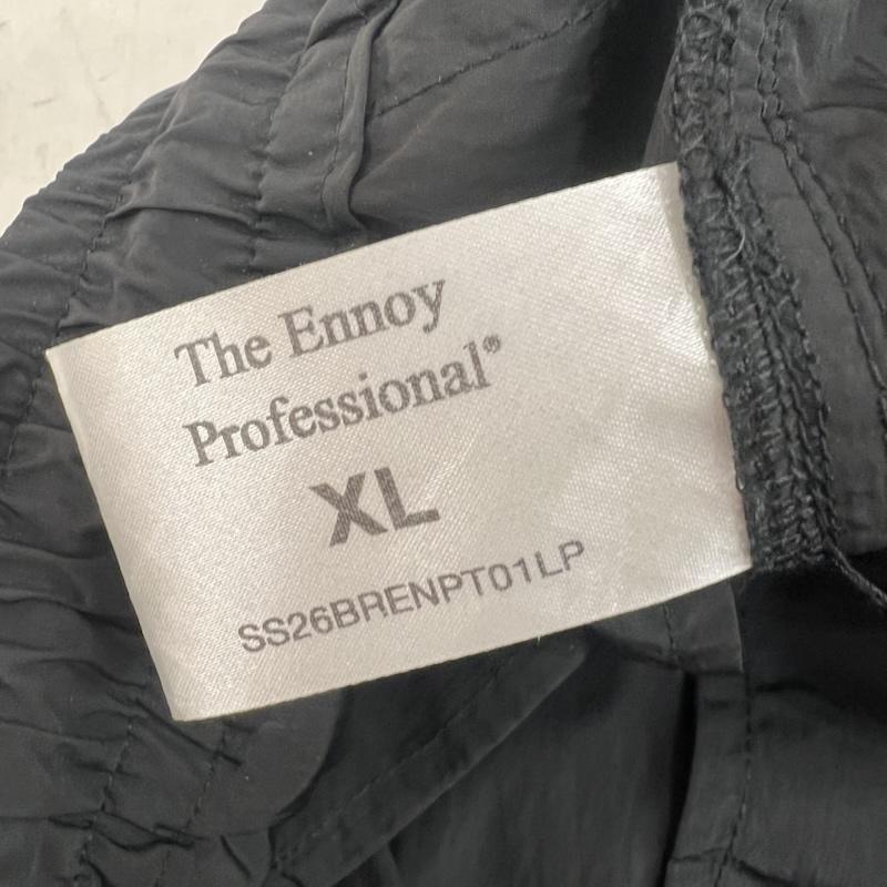 古着 USED ボトムス ボトムス The Ennoy エンノイ 26ss パイピングナイロントラックパンツ SS26BRENPT01LP XL 黒 / ブラック / black メンズ USED 古着 中古 50157124