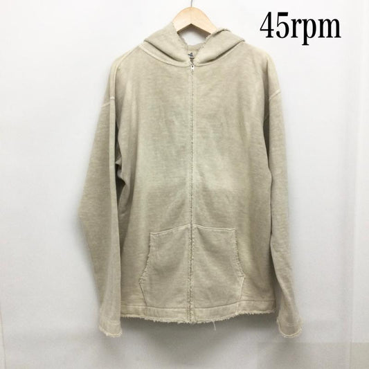 フォーティーファイブアールピーエム 45RPM パーカー 長袖 45rpm パーカー　フルジップ　コットン 4 無地 ベージュ / ベージュ / beige メンズ USED 古着 中古 50157135