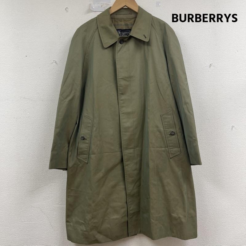 バーバリーズ BURBERRYS コート トレンチコート 70s フライフロント ステンカラー コート 玉虫色 コットン カーキ / カーキ / khaki メンズ USED 古着 中古 50157146
