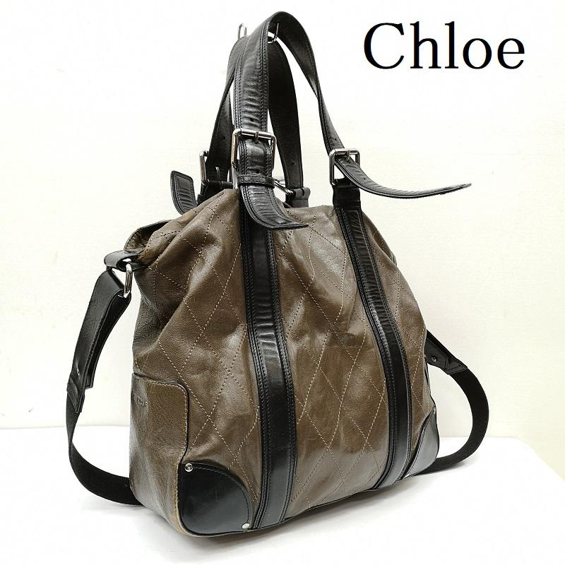クロエ Chloe ハンドバッグ ハンドバッグ 2WAY レザー ショルダー ハンド バッグ - 茶 / ブラウン / brown レディース USED 古着 中古 50157147
