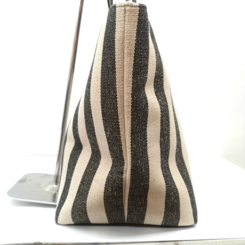フルラ FURLA トートバッグ トートバッグ キャンバス レザー トート バッグ A4収納可 - 黒 / ブラック / black X ベージュ / ベージュ / beige レディース USED 古着 中古 50157149