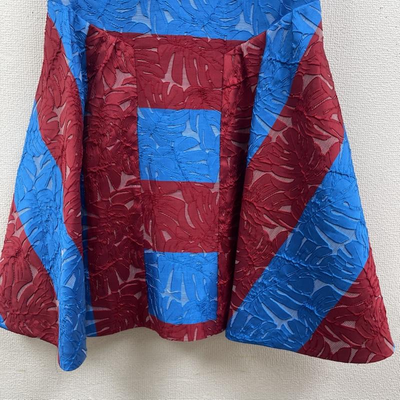 マックスアンドコー MAX&CO ワンピース ロングスカート BOUTIQUE ノースリーブ カラー ブロック ワンピース 赤 / レッド / red レディース USED 古着 中古 50157150