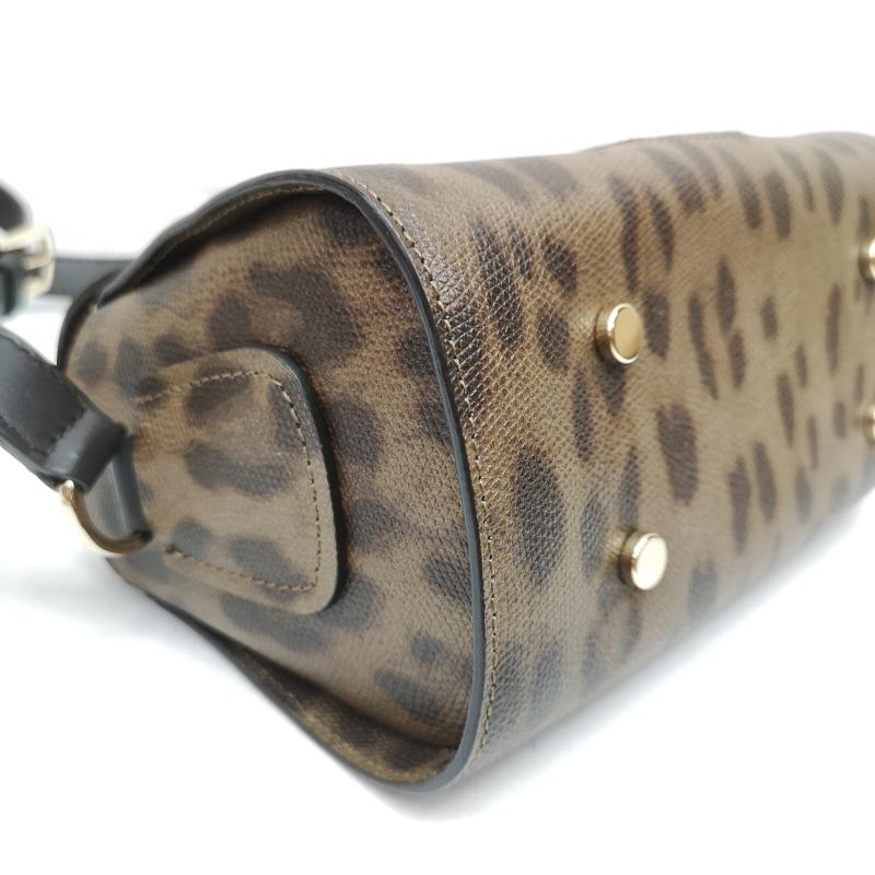 フルラ FURLA ショルダーバッグ ショルダーバッグ アニマル レオパード レザー フラップ ショルダーバッグ - 茶 / ブラウン / brown レディース USED 古着 中古 50157160