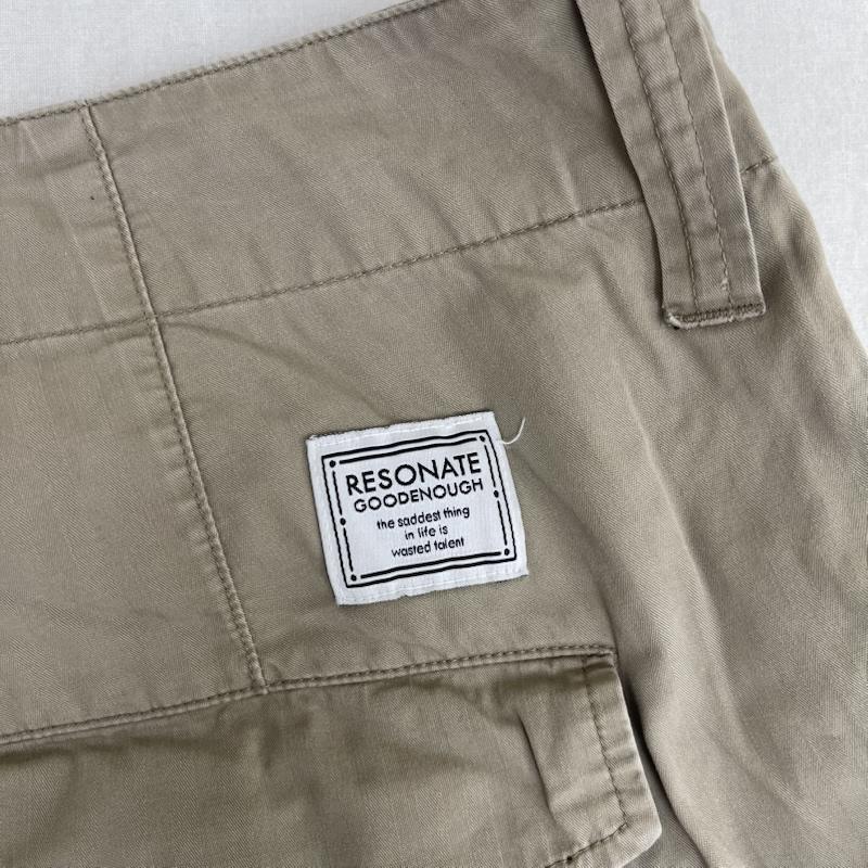 グッドイナフ GOODENOUGH パンツ ワークパンツ、ペインターパンツ RESONATE コットン ワイド カーゴパンツ L ベージュ / ベージュ / beige メンズ USED 古着 中古 50157163