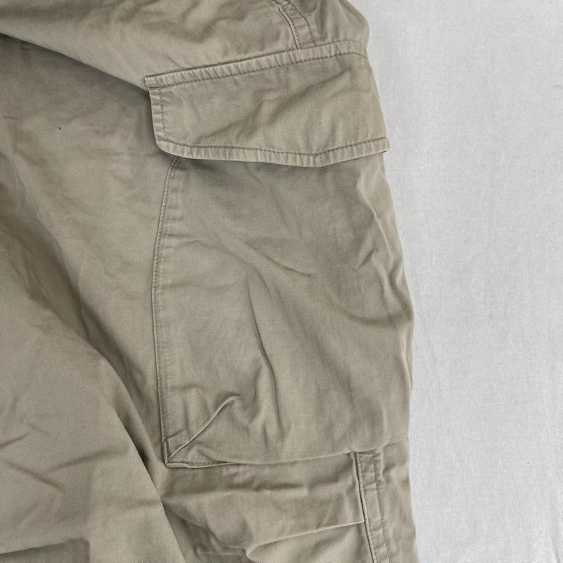 グッドイナフ GOODENOUGH パンツ ワークパンツ、ペインターパンツ RESONATE コットン ワイド カーゴパンツ L ベージュ / ベージュ / beige メンズ USED 古着 中古 50157163