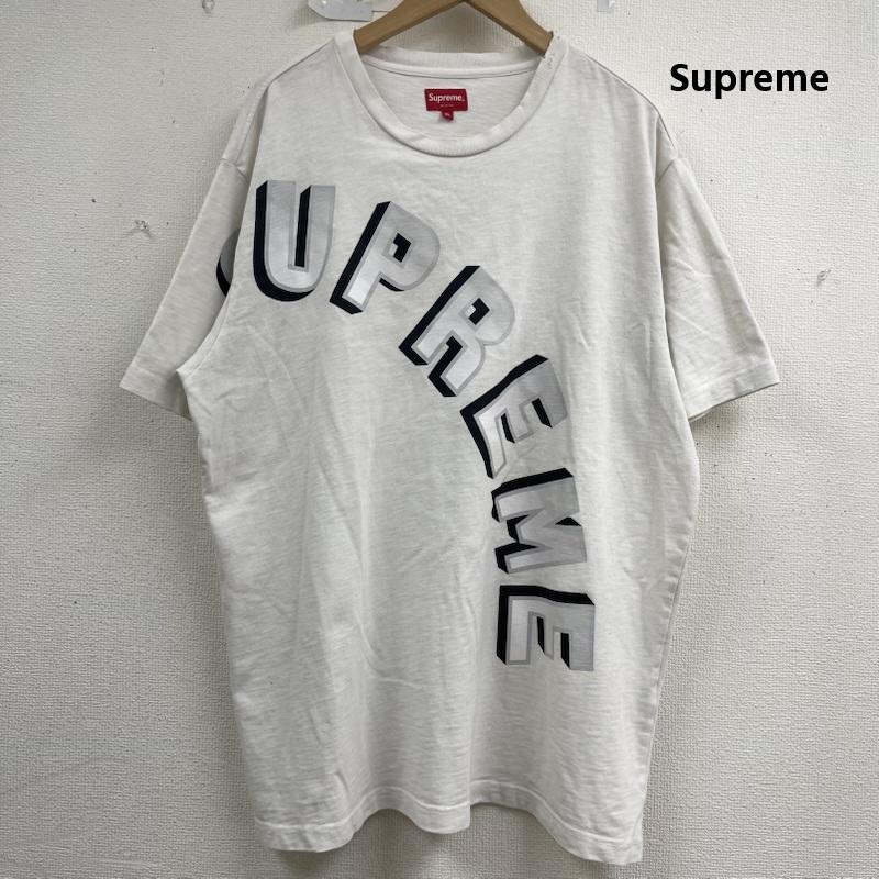シュプリーム Supreme Tシャツ 半袖 18SS Gradient Arc Top アーチ ロゴ プリント Tシャツ XL 白 / ホワイト / white メンズ USED 古着 中古 50157165