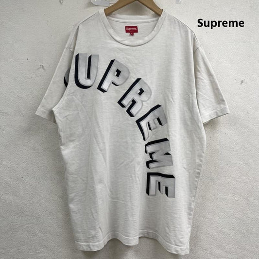 シュプリーム Supreme Tシャツ 半袖 18SS Gradient Arc Top アーチ ロゴ プリント Tシャツ XL 白 / ホワイト / white メンズ USED 古着 中古 50157165