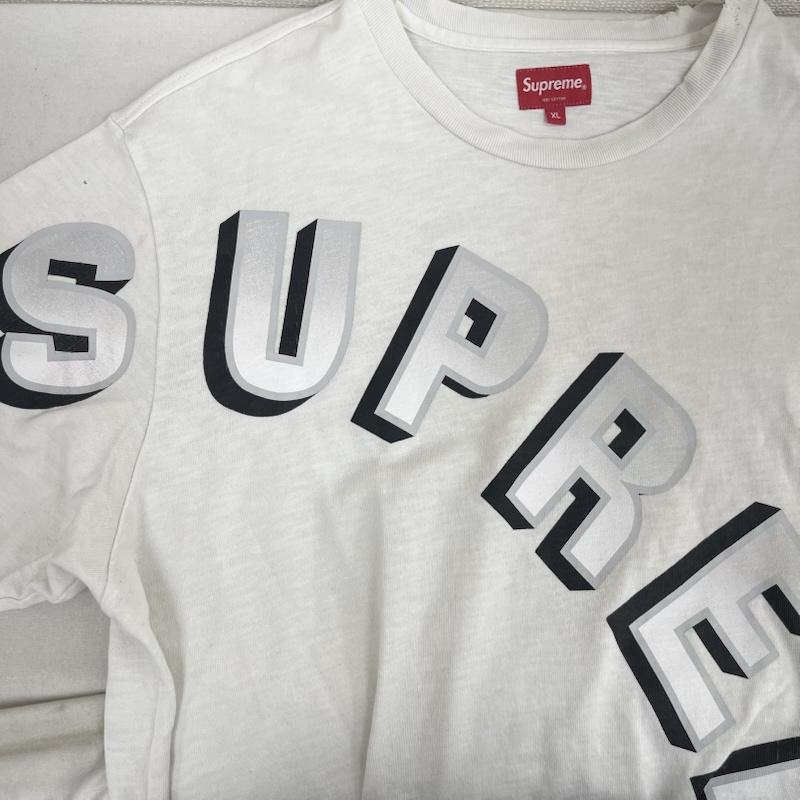 シュプリーム Supreme Tシャツ 半袖 18SS Gradient Arc Top アーチ ロゴ プリント Tシャツ XL 白 / ホワイト / white メンズ USED 古着 中古 50157165
