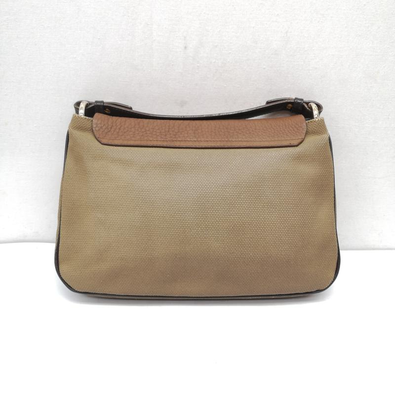 フルラ FURLA ハンドバッグ ハンドバッグ 3way ショルダー バッグ ハンド クラッチ キャンバス レザー - 茶 / ブラウン / brown X ベージュ / ベージュ / beige レディース USED 古着 中古 50157171