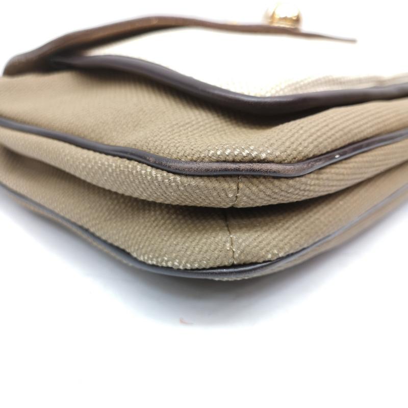 フルラ FURLA ハンドバッグ ハンドバッグ 3way ショルダー バッグ ハンド クラッチ キャンバス レザー - 茶 / ブラウン / brown X ベージュ / ベージュ / beige レディース USED 古着 中古 50157171