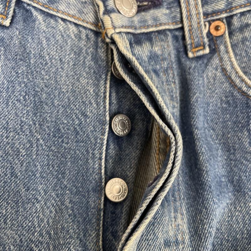 リーバイス Levi s パンツ デニム、ジーンズ 90s USA製 501xx ボタン裏 555 デニム パンツ 29インチ インディゴ / インディゴ / Indigo メンズ USED 古着 中古 50157175