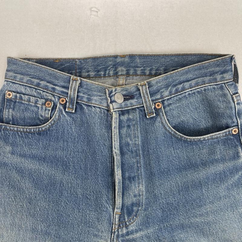 リーバイス Levi s パンツ デニム、ジーンズ 90s USA製 501xx ボタン裏 555 デニム パンツ 29インチ インディゴ / インディゴ / Indigo メンズ USED 古着 中古 50157175