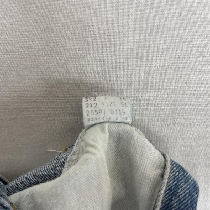 リーバイス Levi s パンツ デニム、ジーンズ 80s USA製 26501-0119 242 ボタンフライ デニム パンツ 30インチ インディゴ / インディゴ / Indigo レディース USED 古着 中古 50157180
