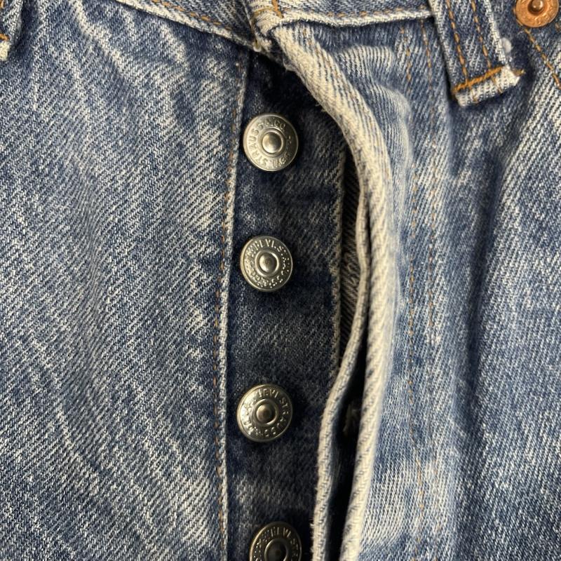リーバイス Levi s パンツ デニム、ジーンズ 80s USA製 26501-0119 242 ボタンフライ デニム パンツ 30インチ インディゴ / インディゴ / Indigo レディース USED 古着 中古 50157180
