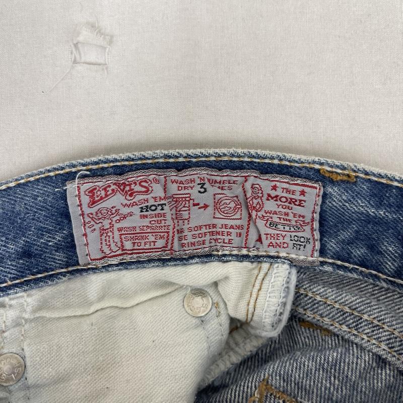 リーバイス Levi s パンツ デニム、ジーンズ 80s USA製 26501-0119 242 ボタンフライ デニム パンツ 30インチ インディゴ / インディゴ / Indigo レディース USED 古着 中古 50157180