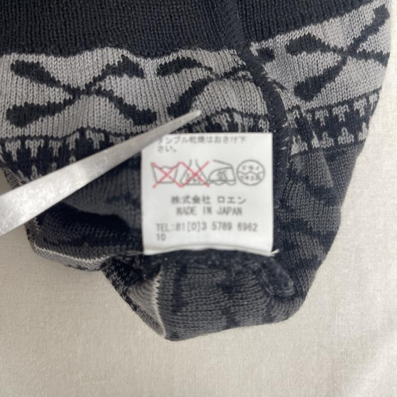 ロエン ROEN ニット、セーター 半袖 スカル ドクロ ニット セーター ノースリーブ y2k FREE 黒 / ブラック / black メンズ USED 古着 中古 50157188