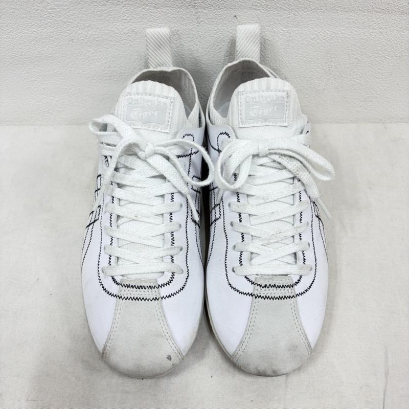オニツカタイガー ONITSUKA TIGER スニーカー スニーカー SCLAW ローカットスニーカー 1183B969 スクロウ ニットアッパー スウェード マット 23.5cm 刺繍 白 / ホワイト / white X 黒 / ブラック / black レディース USED 古着 中古 50157196