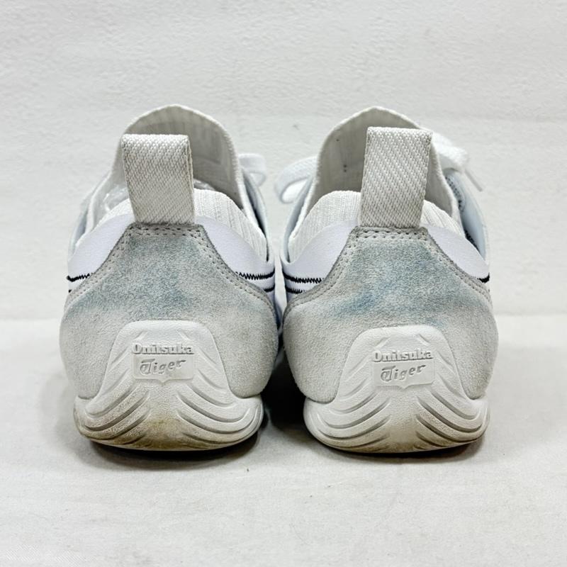 オニツカタイガー ONITSUKA TIGER スニーカー スニーカー SCLAW ローカットスニーカー 1183B969 スクロウ ニットアッパー スウェード マット 23.5cm 刺繍 白 / ホワイト / white X 黒 / ブラック / black レディース USED 古着 中古 50157196