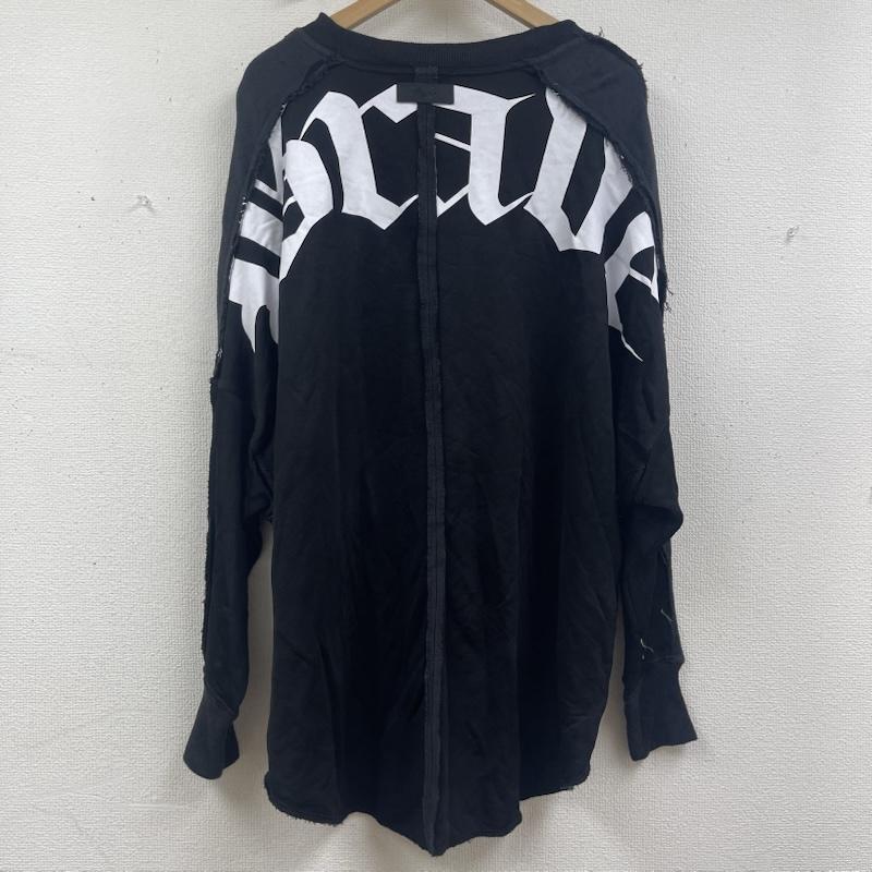 ディーゼル DIESEL トレーナー 長袖 bregangeles アシンメトリー カットソー 黒 / ブラック / black メンズ USED 古着 中古 50157198