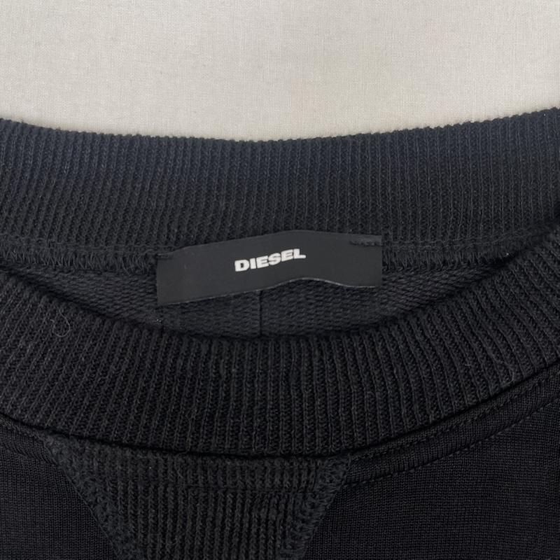 ディーゼル DIESEL トレーナー 長袖 bregangeles アシンメトリー カットソー 黒 / ブラック / black メンズ USED 古着 中古 50157198