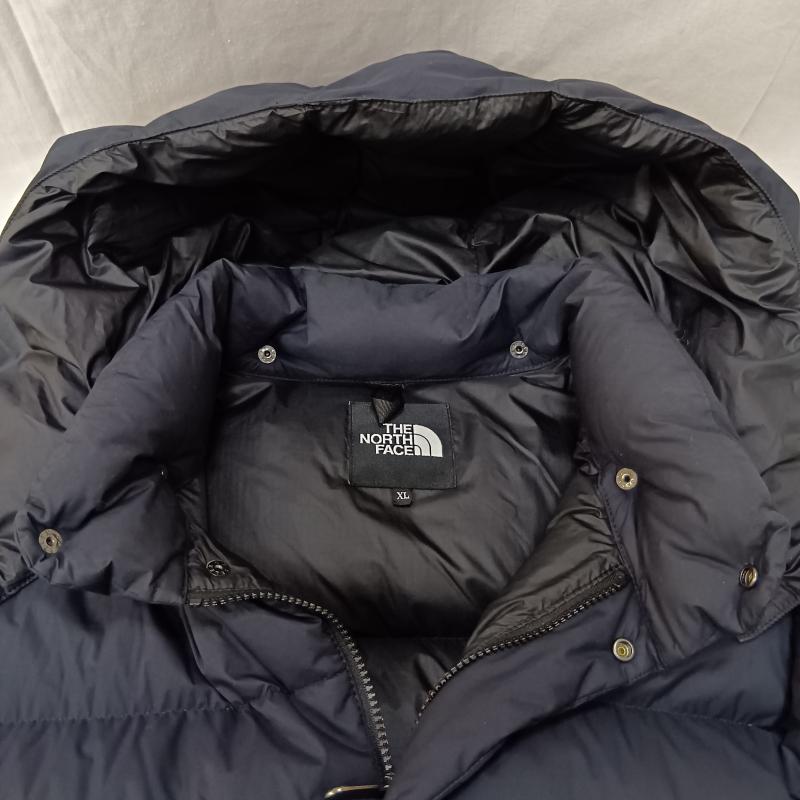 ザノースフェイス THE NORTH FACE ジャケット、上着 ダウンジャケット ND92230 CAMP SIERRA SHORT black XLダウンジャケット XL ロゴ、文字 黒 / ブラック / black メンズ USED 古着 中古 50157207