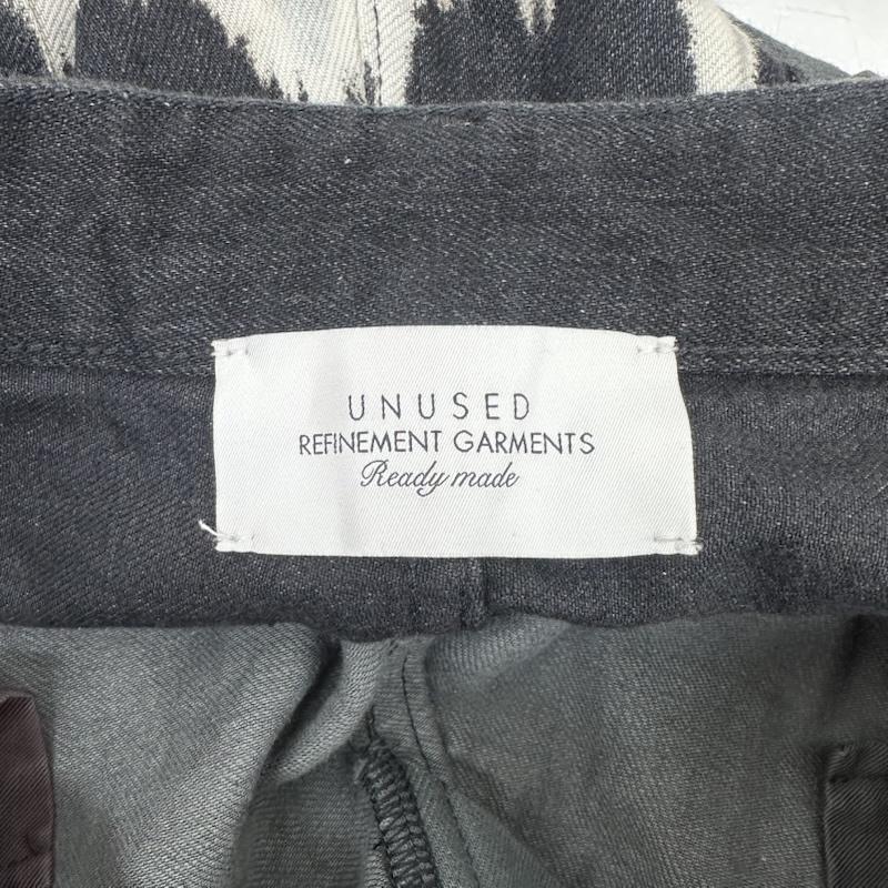 アンユーズド UNUSED パンツ デニム、ジーンズ tie dye pants タイダイ デニム パンツ UW0959 4 黒 / ブラック / black X 灰 / グレー / gray メンズ USED 古着 中古 50157222