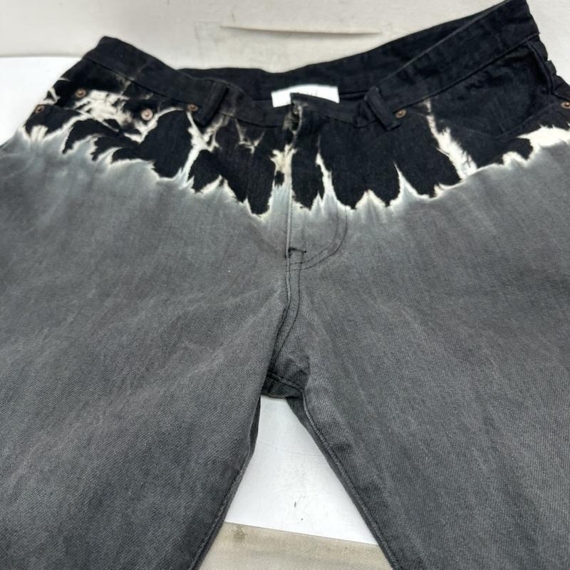アンユーズド UNUSED パンツ デニム、ジーンズ tie dye pants タイダイ デニム パンツ UW0959 4 黒 / ブラック / black X 灰 / グレー / gray メンズ USED 古着 中古 50157222