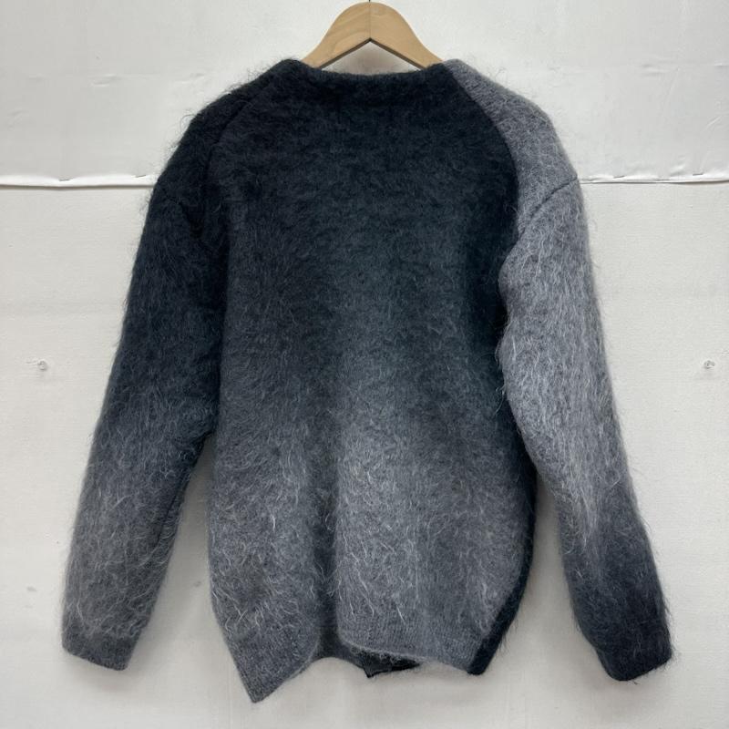 アンユーズド UNUSED カーディガン 長袖 Gradation mohair cardigan モヘア ニット カーディガン US2376 3 黒 / ブラック / black X 灰 / グレー / gray メンズ USED 古着 中古 50157232