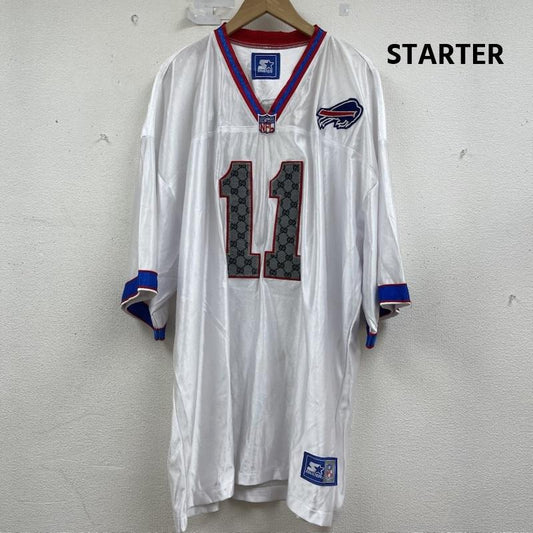 スターター STARTER Tシャツ 半袖 NFL ドリュー ブレッドソー 背番号 11 ジャージ ゲームシャツ 白 / ホワイト / white メンズ USED 古着 中古 50157236