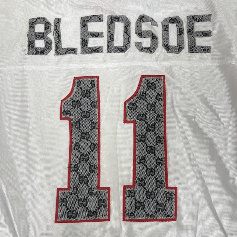 スターター STARTER Tシャツ 半袖 NFL ドリュー ブレッドソー 背番号 11 ジャージ ゲームシャツ 白 / ホワイト / white メンズ USED 古着 中古 50157236