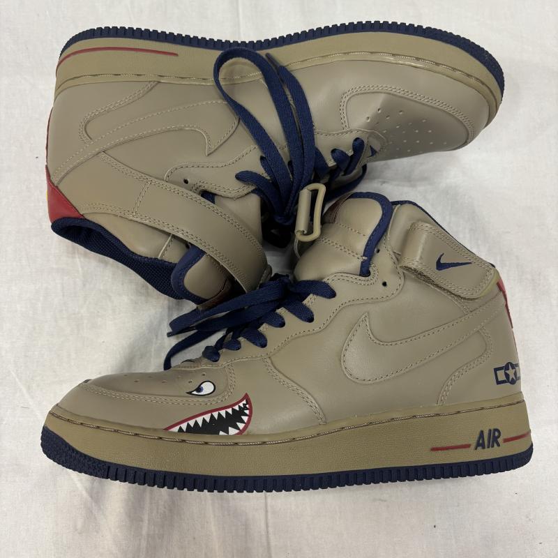ナイキ NIKE スニーカー スニーカー AIRFORCE1 AIRMAN PACK エアフォースワン ヴィンテージ エアマンパック サメ 306352 221 27.5cm メンズ USED 古着 中古 50157237
