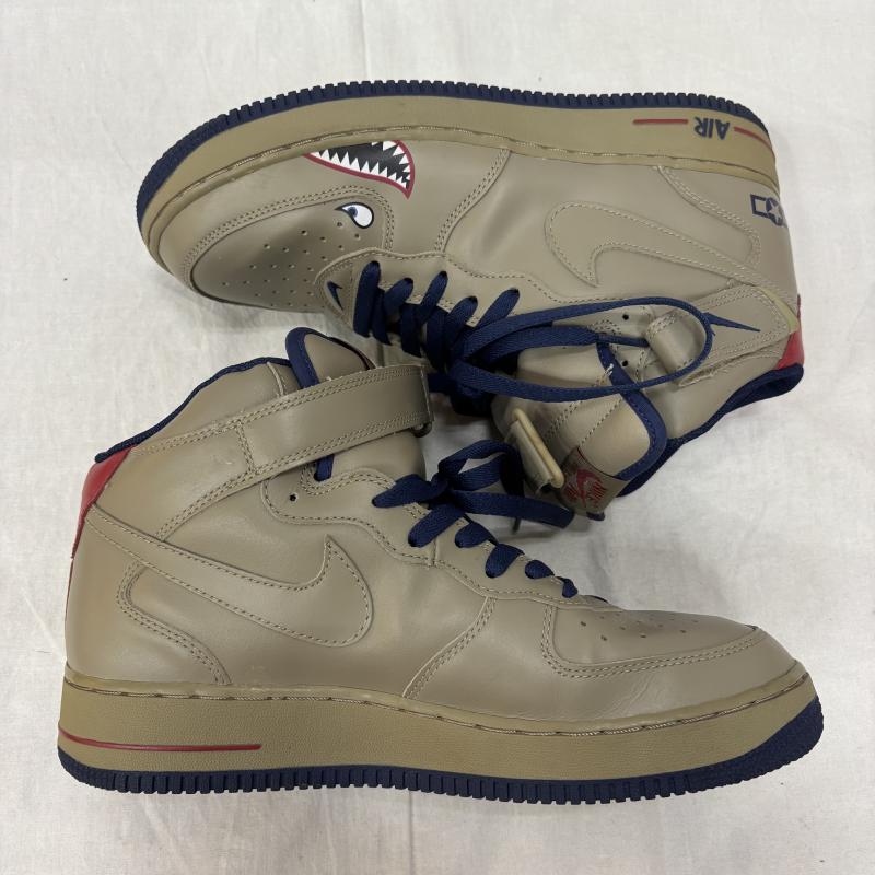 ナイキ NIKE スニーカー スニーカー AIRFORCE1 AIRMAN PACK エアフォースワン ヴィンテージ エアマンパック サメ 306352 221 27.5cm メンズ USED 古着 中古 50157237