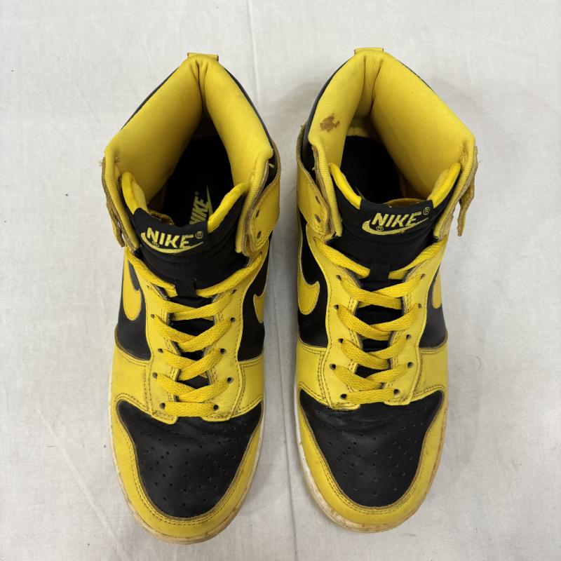 ナイキ NIKE スニーカー スニーカー DUNK HIGH 630335 071 ヴィンテージ ダンク NIKE DUNK HIGH LE アイオワ 26.5cm 黒 / ブラック / black X 黄 / イエロー / yellow メンズ USED 古着 中古 50157240