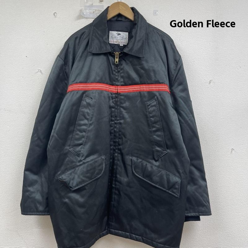 ゴールデンフリース golden freece ジャケット、上着 ジャンパー、ブルゾン USA製 タイタン クロス ナイロン ライン ジャケット 48 黒 / ブラック / black メンズ USED 古着 中古 50157241