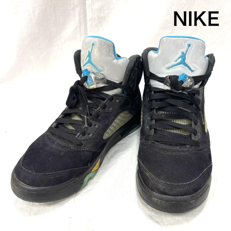 ナイキ NIKE スニーカー スニーカー エアジョーダン アクア AIR JORDAN 5 RETRO AQUA DD0587 047 27.0cm 黒 / ブラック / black X 青 / ブルー / blue メンズ USED 古着 中古 50157242