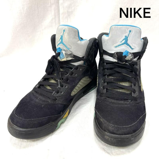 ナイキ NIKE スニーカー スニーカー エアジョーダン アクア AIR JORDAN 5 RETRO AQUA DD0587 047 27.0cm 黒 / ブラック / black X 青 / ブルー / blue メンズ USED 古着 中古 50157242