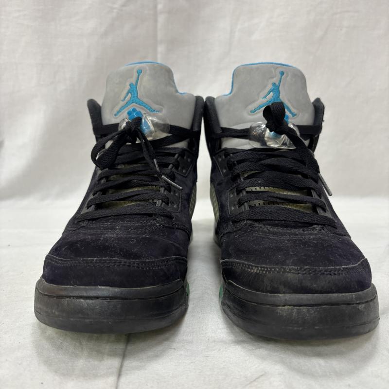 ナイキ NIKE スニーカー スニーカー エアジョーダン アクア AIR JORDAN 5 RETRO AQUA DD0587 047 27.0cm 黒 / ブラック / black X 青 / ブルー / blue メンズ USED 古着 中古 50157242