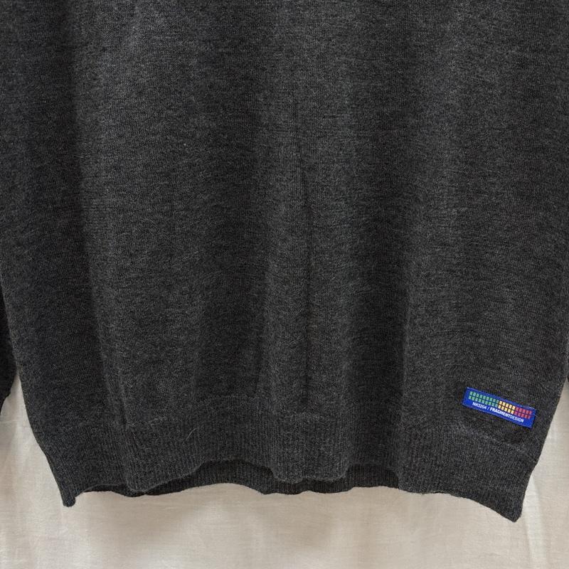 ネイバーフッド NEIGHBORHOOD ニット、セーター 長袖 2007AW フラッグメントデザイン 薄手 カシミヤ ニットセーター ORFR-KN-01 S 灰 / グレー / gray メンズ USED 古着 中古 50157252