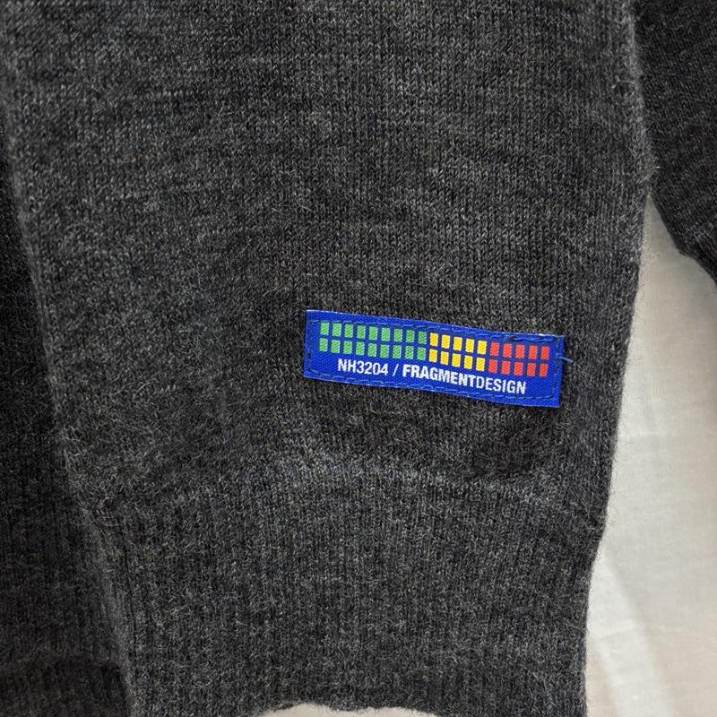 ネイバーフッド NEIGHBORHOOD ニット、セーター 長袖 2007AW フラッグメントデザイン 薄手 カシミヤ ニットセーター ORFR-KN-01 S 灰 / グレー / gray メンズ USED 古着 中古 50157252