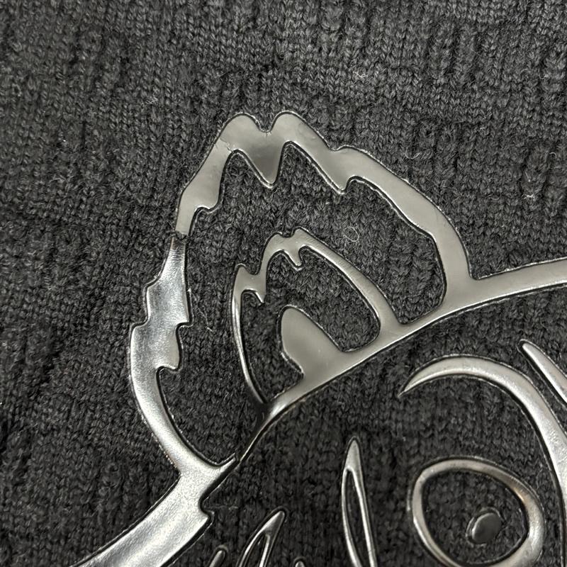 ケンゾー KENZO ニット、セーター 長袖 F665PU2503XB シリコン タイガー センター ロゴ ニット セーター XXL 黒 / ブラック / black メンズ USED 古着 中古 50157255