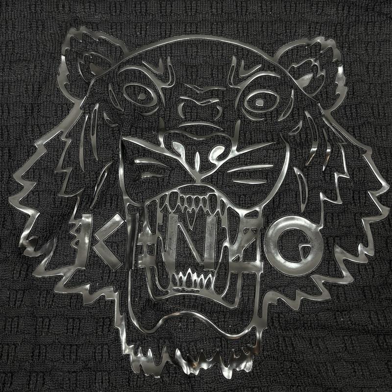 ケンゾー KENZO ニット、セーター 長袖 F665PU2503XB シリコン タイガー センター ロゴ ニット セーター XXL 黒 / ブラック / black メンズ USED 古着 中古 50157255